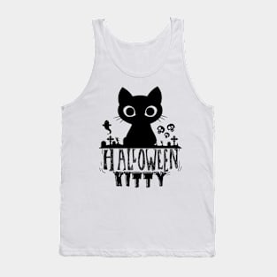 Halloween Kitty Tank Top